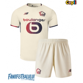 Lille OSC Echipament de Fotbal Replică 2025-26 Copii Deplasare (+ Șorturi)